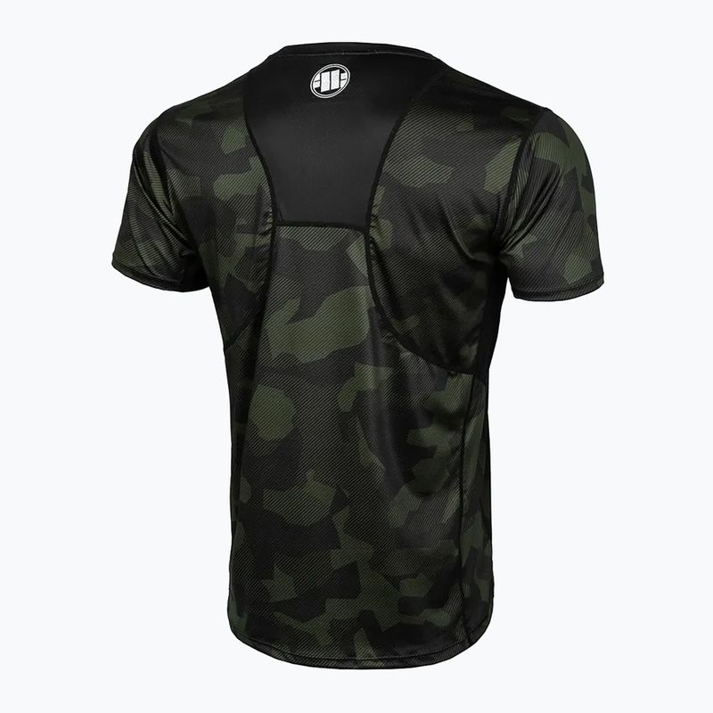 Férfi póló Pitbull West Coast Performance Dillard Casino black/olive 2