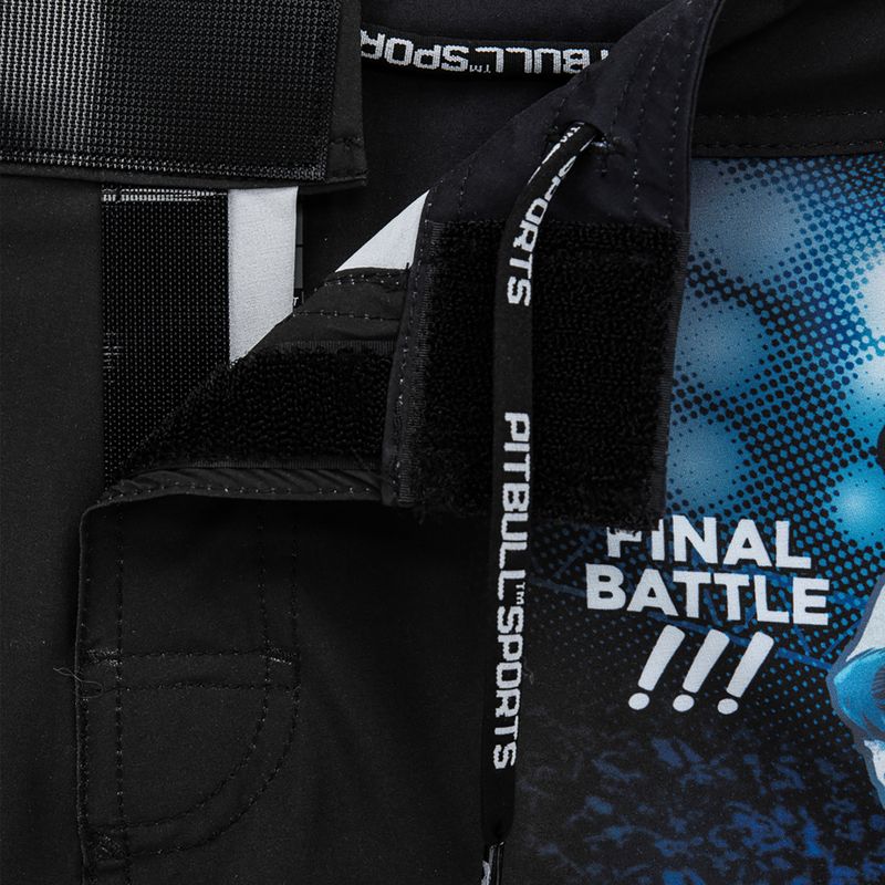 Férfi grappling rövidnadrág Pitbull West Coast Grappling Master Of Boxing black 12