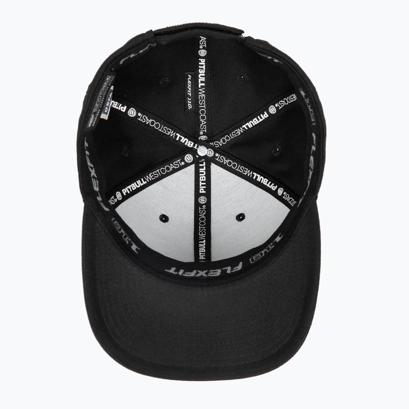 férfi baseballsapka męska Pitbull West Coast Snapback Hook & Loop ,,3D Metal Logo" black 7