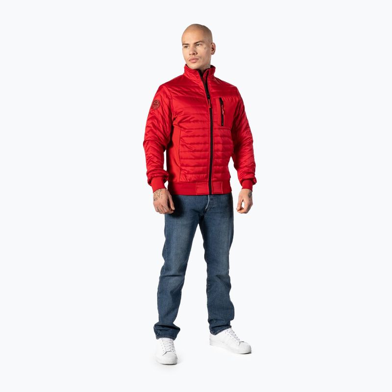 Pitbull West Coast férfi dzseki Shadow red 2