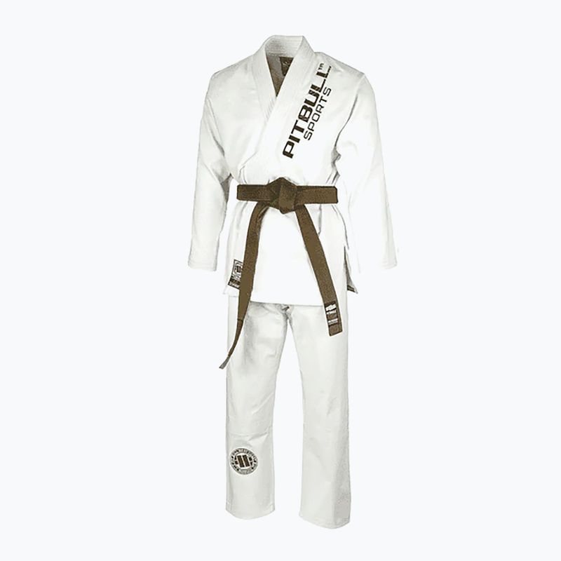 GI a férfi brazil jiu-jitsu számára Pitbull West Coast Gi BJJ PB 2017 350 white