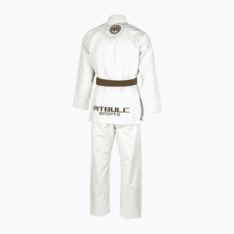 GI a férfi brazil jiu-jitsu számára Pitbull West Coast Gi BJJ PB 2017 350 white 2