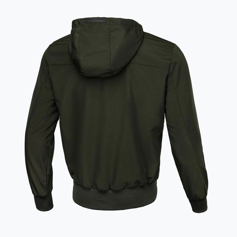 Pitbull West Coast férfi Lakeport olívazöld kabát 2