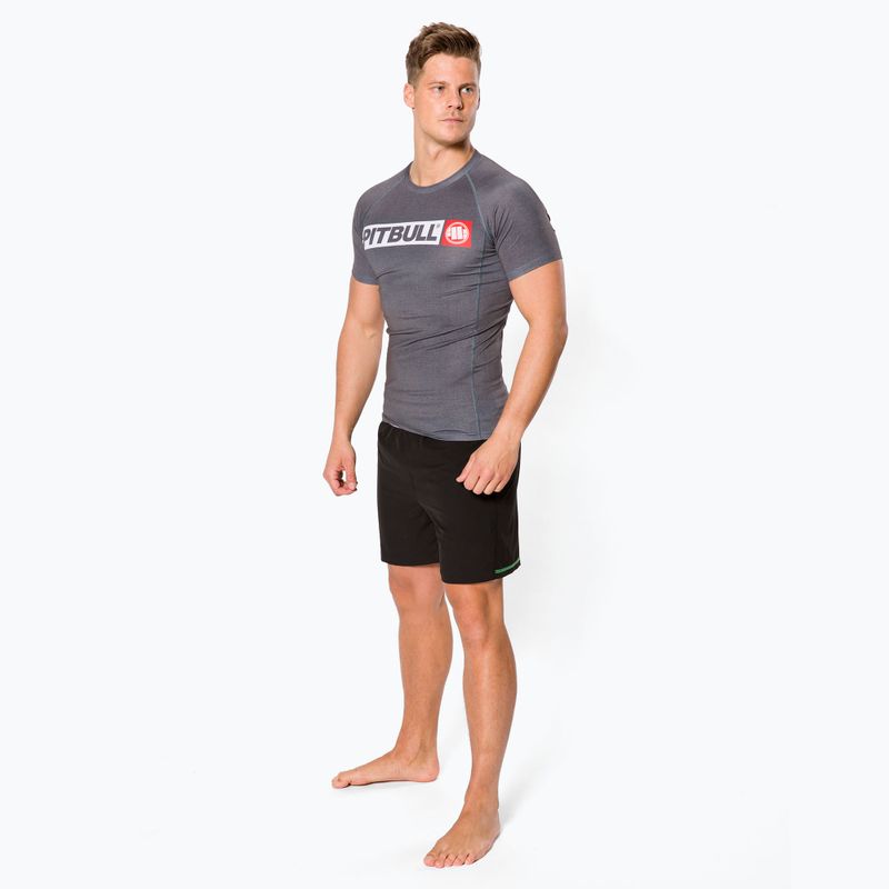 Férfi Rashguard Pitbull West Coast T-S Rash Hilltop grey/melange 2