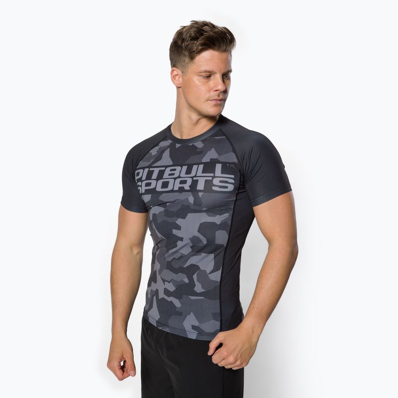 Férfi Rashguard Pitbull West Coast T-S Rash Dillard black camo
