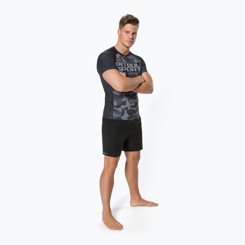 Férfi Rashguard Pitbull West Coast T-S Rash Dillard black camo 2