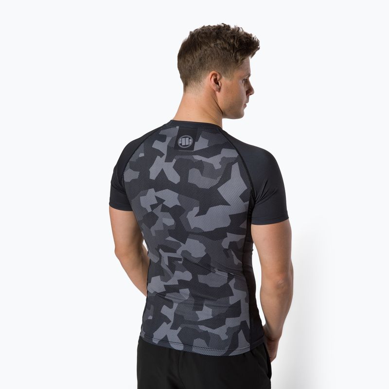 Férfi Rashguard Pitbull West Coast T-S Rash Dillard black camo 3