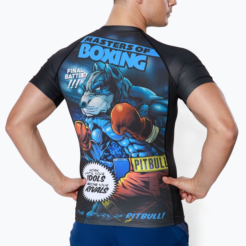 Férfi Rashguard Pitbull West Coast T-S Rash Master Of Boxing black 3
