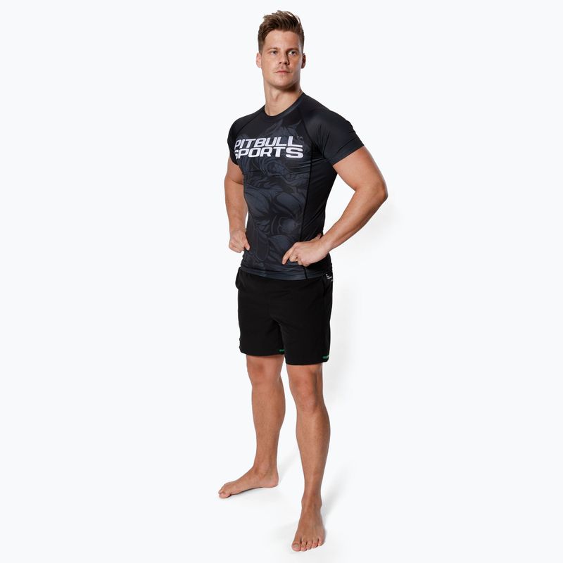 Férfi Rashguard Pitbull West Coast T-S Rash Master Of Mma black 2