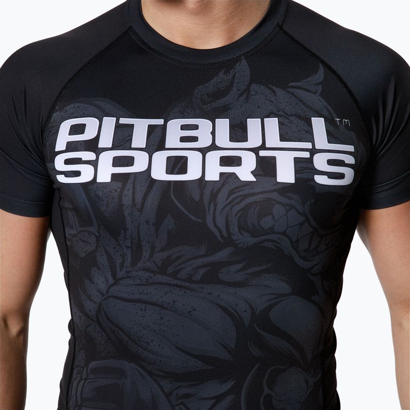Férfi Rashguard Pitbull West Coast T-S Rash Master Of Mma black 4
