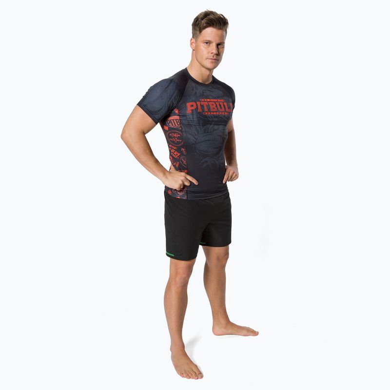 Férfi Rashguard Pitbull West Coast Rash T-S Masters Of Mma black 2