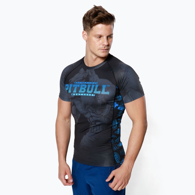 Férfi Rashguard Pitbull West Coast Rash T-S Masters Of Boxing black