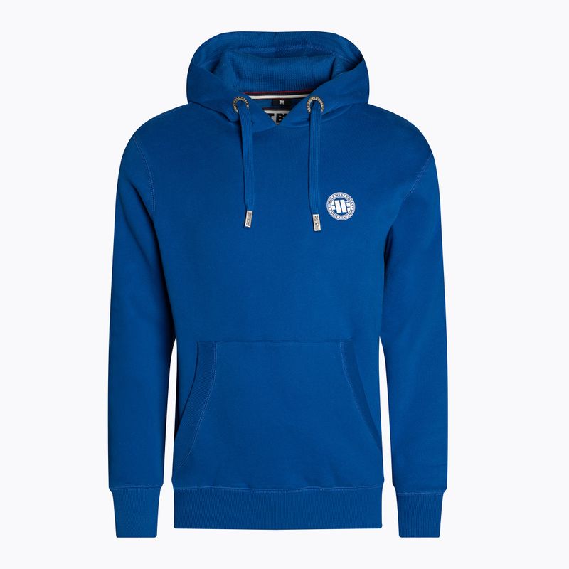 Férfi pulóver Pitbull West Coast Hooded Small Logo royal blue