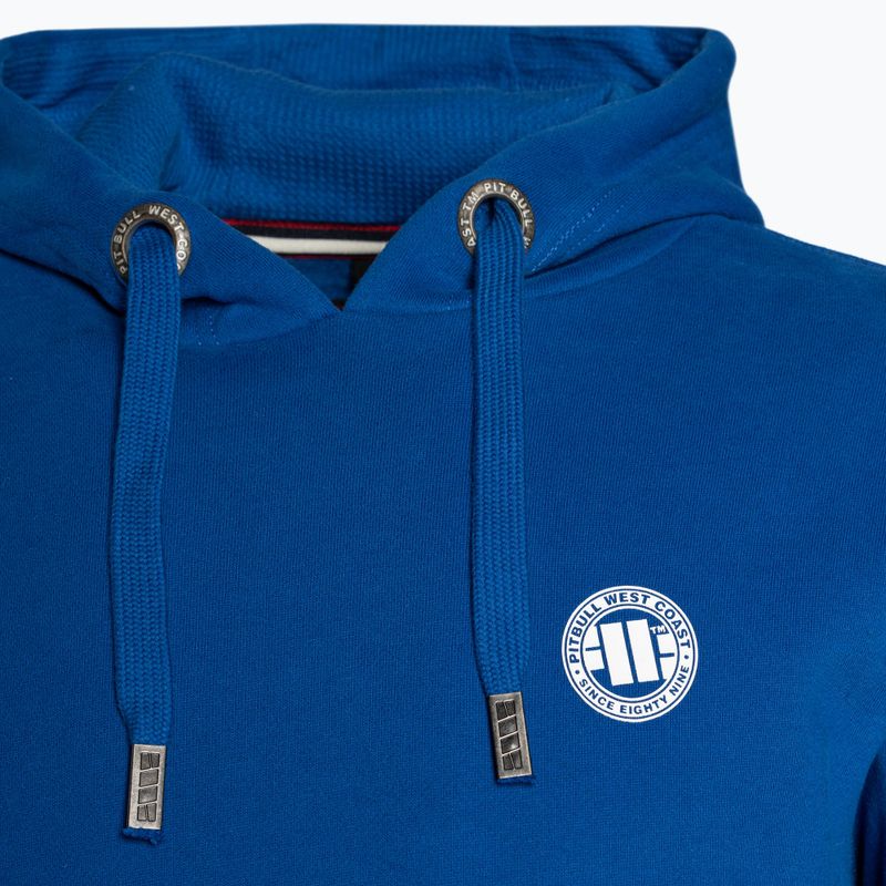 Férfi pulóver Pitbull West Coast Hooded Small Logo royal blue 3