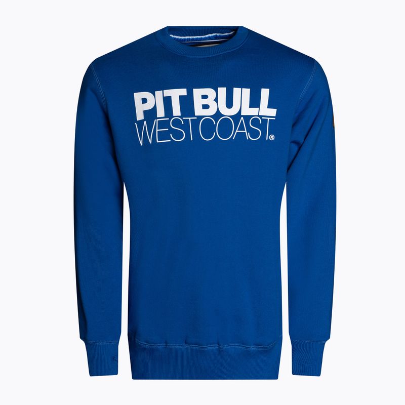 Férfi pulóver Pitbull West Coast Crewneck TNT royal blue