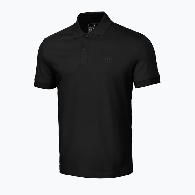 Férfi póló Pitbull West Coast Polo Jersey Small Logo 210 GSM black
