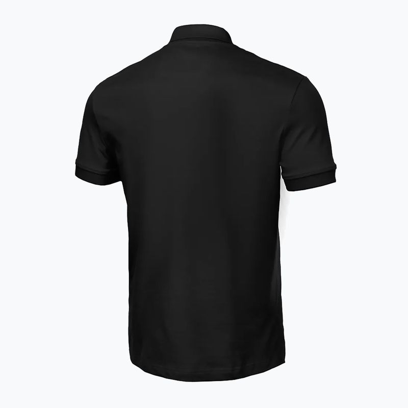 Férfi póló Pitbull West Coast Polo Jersey Small Logo 210 GSM black 2