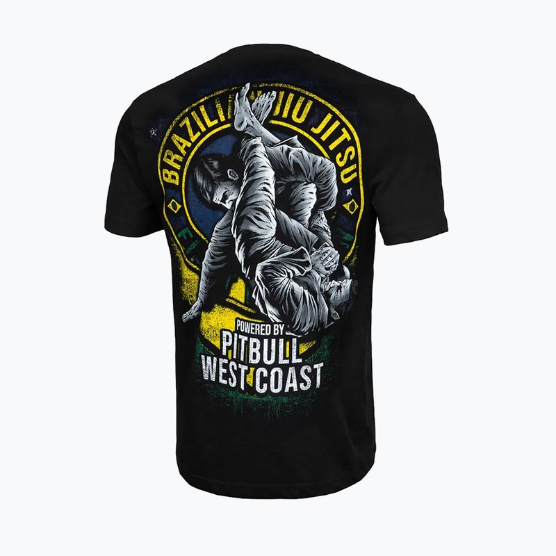 Férfi póló Pitbull West Coast Brazilian Jiu Jitsu black 2