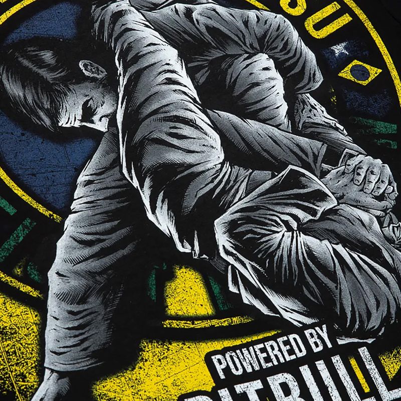Férfi póló Pitbull West Coast Brazilian Jiu Jitsu black 5
