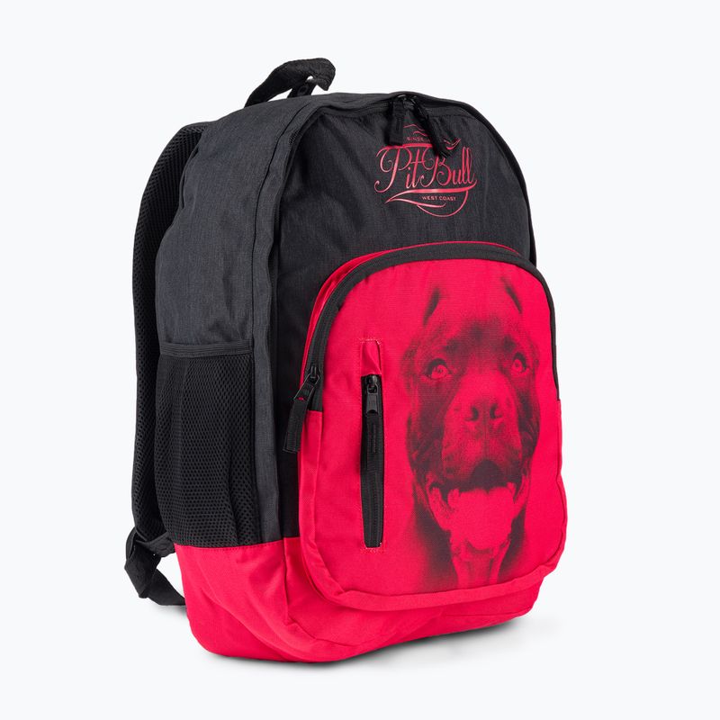 Férfi hátizsák Pitbull West Coast Pitbull Ir black/red 2