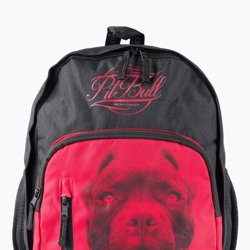 Férfi hátizsák Pitbull West Coast Pitbull Ir black/red 4