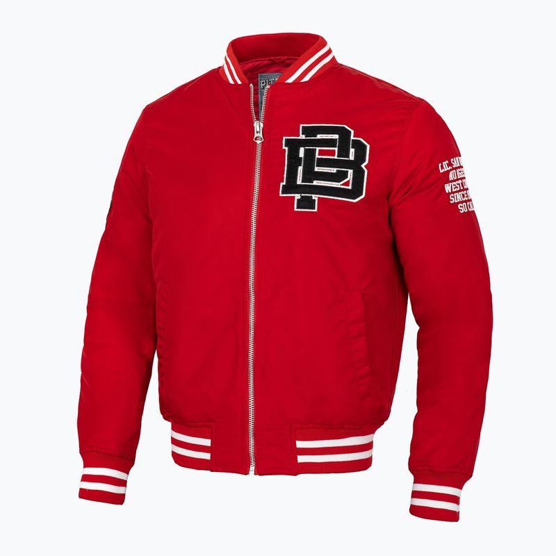 Férfi kabát Pitbull West Coast Silverwing Padded Varsity red 2