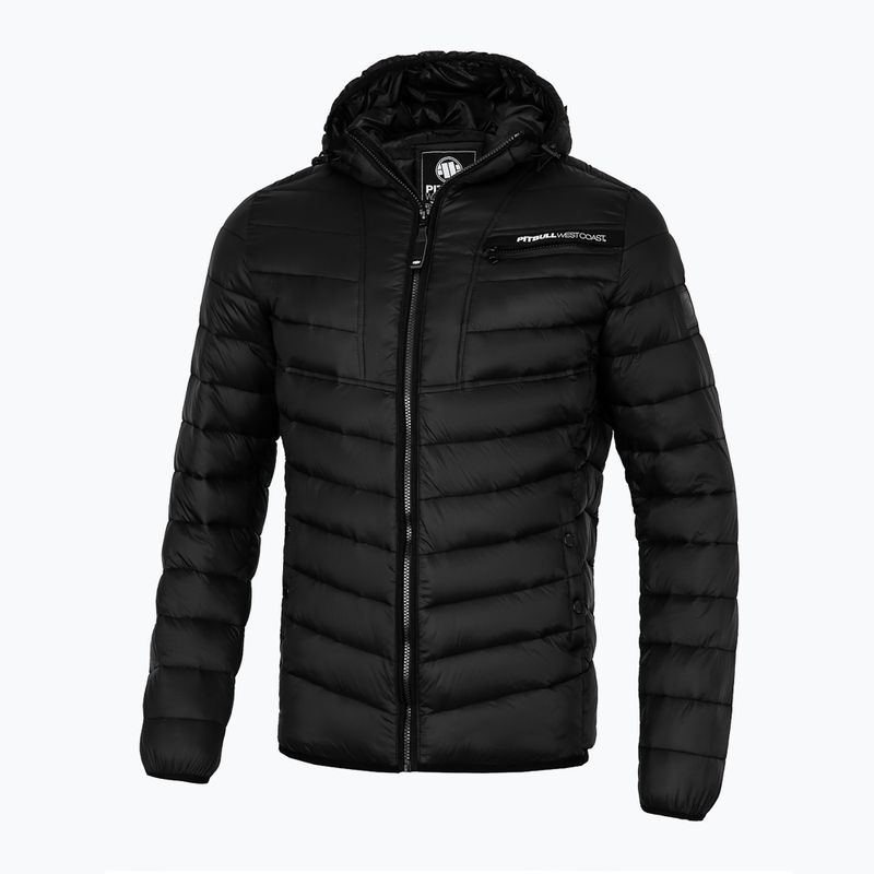 Férfi pehelykabát Pitbull West Coast Royston Hooded Quilted black