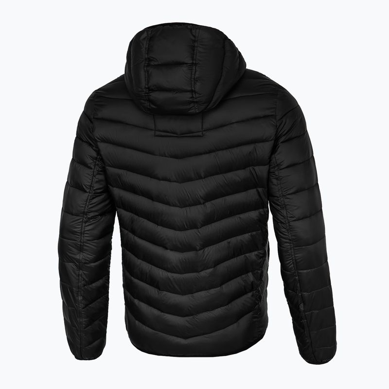 Férfi pehelykabát Pitbull West Coast Royston Hooded Quilted black 2