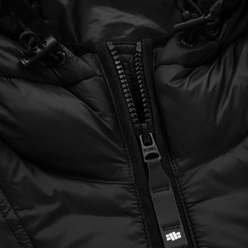Férfi pehelykabát Pitbull West Coast Royston Hooded Quilted black 3