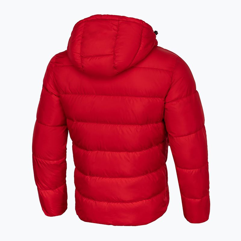 Férfi pehelykabát Pitbull West Coast Mobley red 3