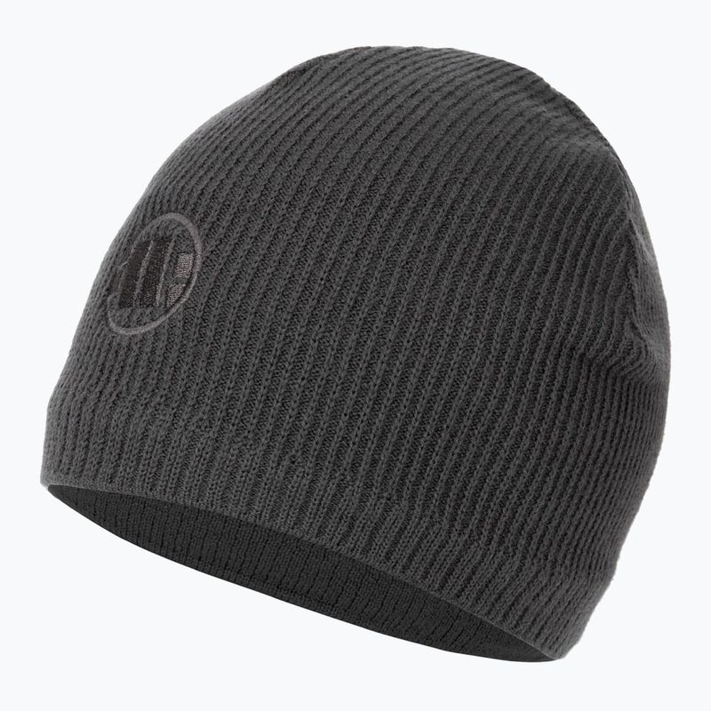 Férfi téli sapka Pitbull Beanie Mills Logo grey