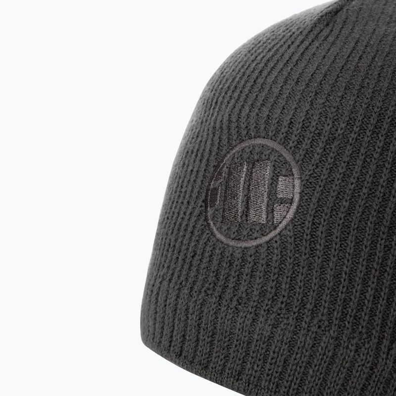 Férfi téli sapka Pitbull Beanie Mills Logo grey 3