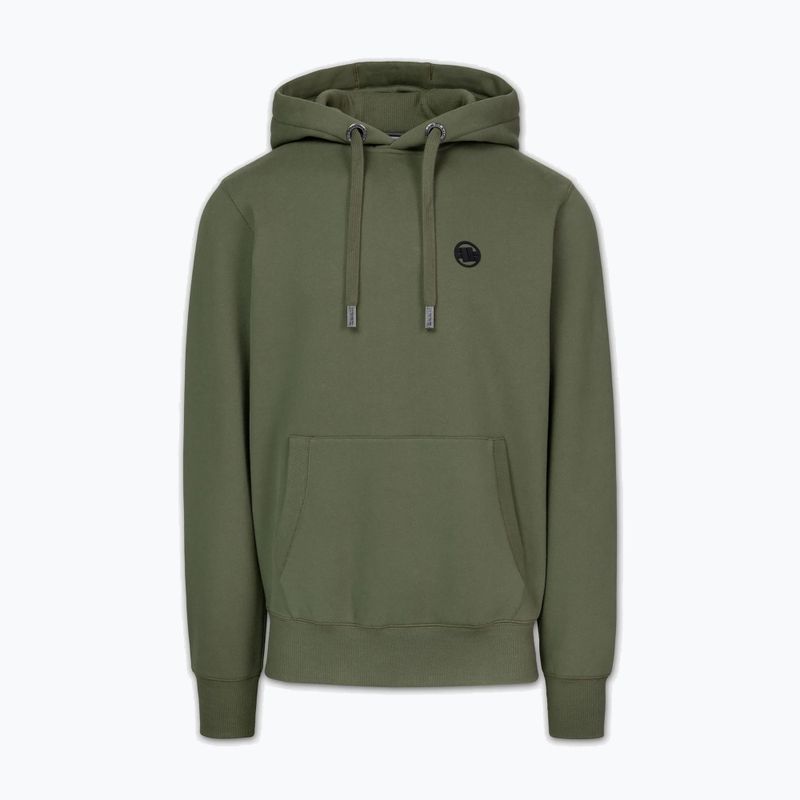 Férfi pulóver Pitbull Small Logo Hooded olive 3
