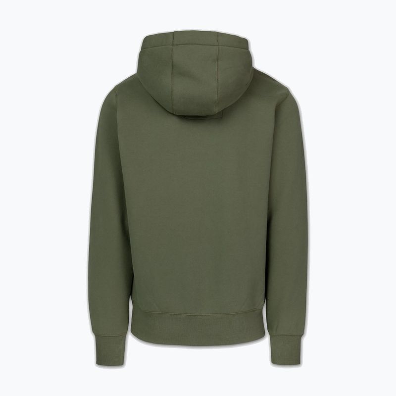 Férfi pulóver Pitbull Small Logo Hooded olive 4
