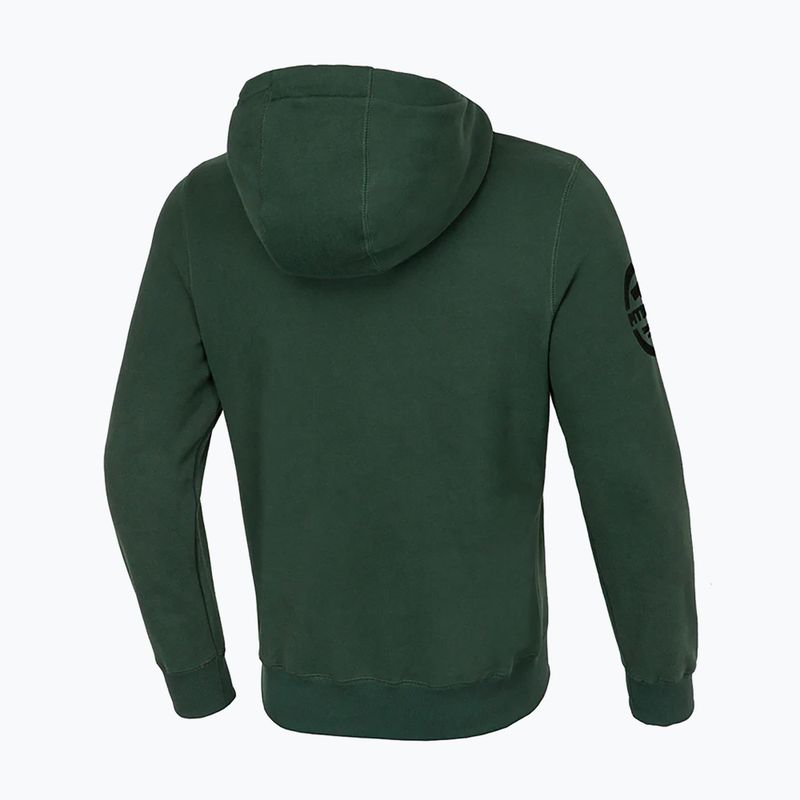 Férfi pulóver Pitbull Sherwood Hooded dark green 5