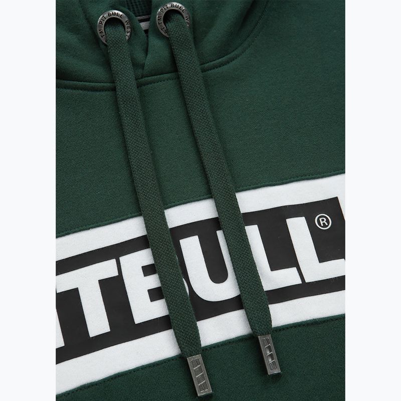 Férfi pulóver Pitbull Sherwood Hooded dark green 6