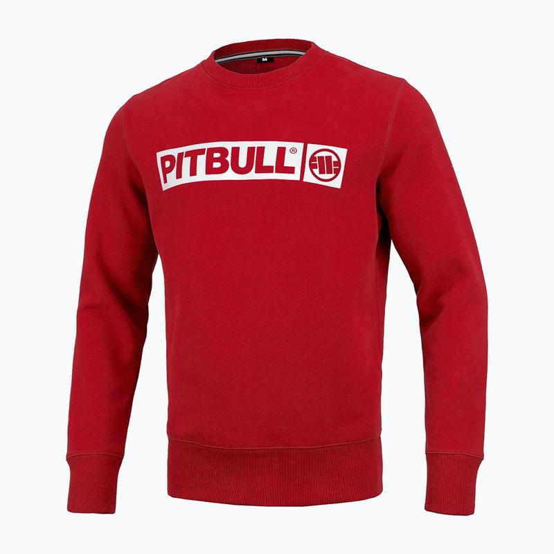 Férfi pulóver Pitbull West Coast Crewneck Hilltop Terry Group red