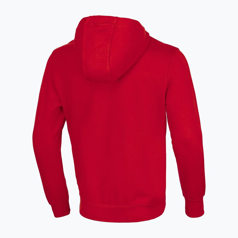 Férfi pulóver Pitbull West Coast Hooded Hilltop Terry Group red 4