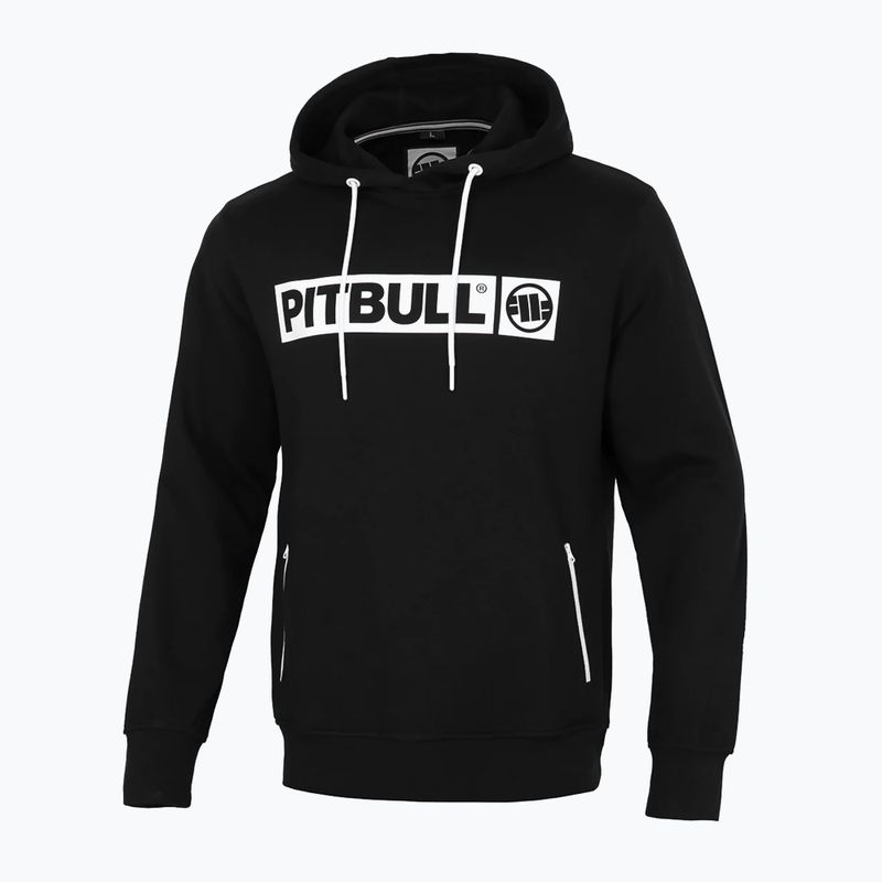 Férfi pulóver Pitbull West Coast Hooded Hilltop Terry Group black 3