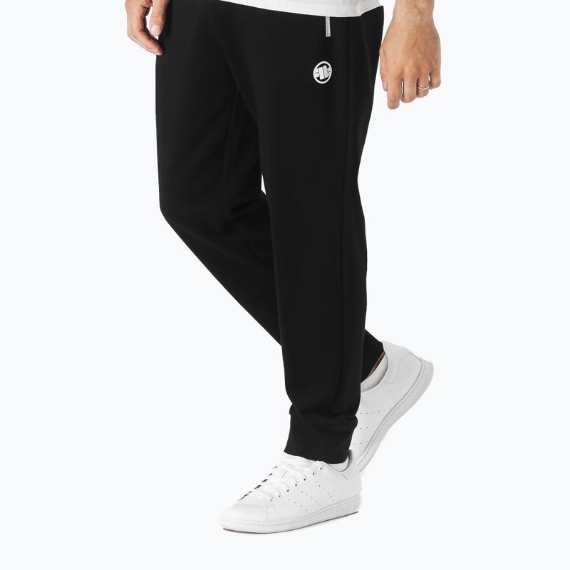 Férfi nadrág Pitbull West Coast Trackpants Small Logo Terry Group black