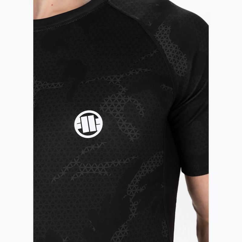 Férfi rashguard Pitbull Rashguard Net Camo II black camo 4