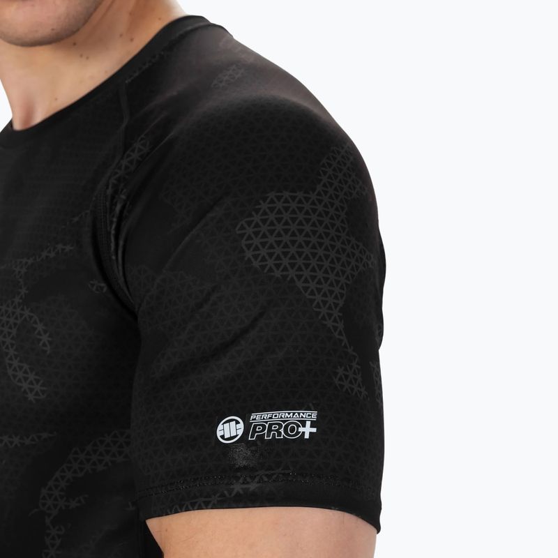 Férfi rashguard Pitbull Rashguard Net Camo II black camo 6