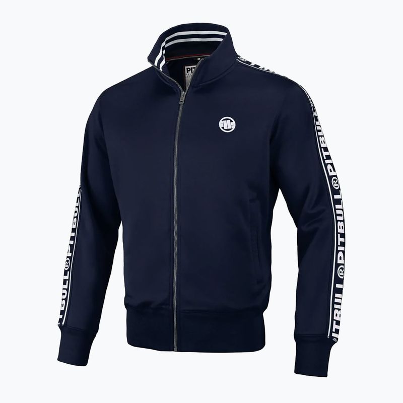 Férfi felső Pitbull West Coast Trackjacket Tape Logo Terry Group dark navy sötét navy 4