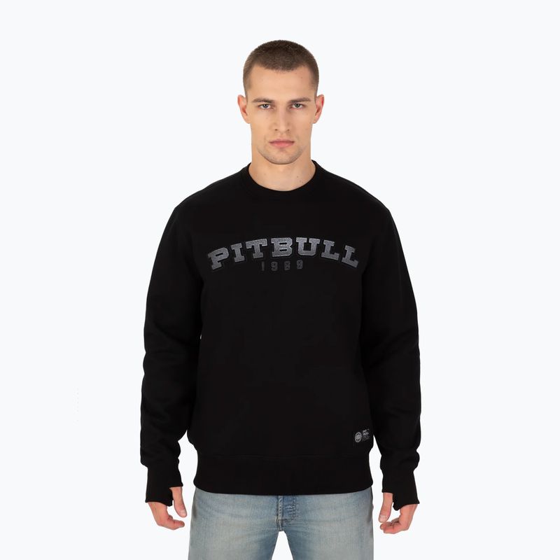 Férfi Pitbull West Coast Born In 1989 Crewneck pulóver fekete