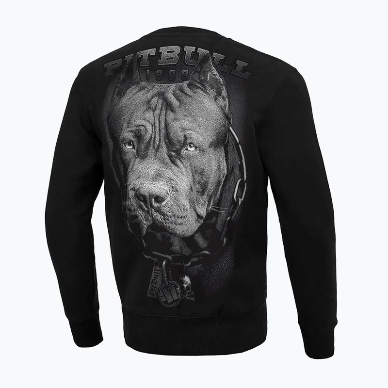 Férfi Pitbull West Coast Born In 1989 Crewneck pulóver fekete 3