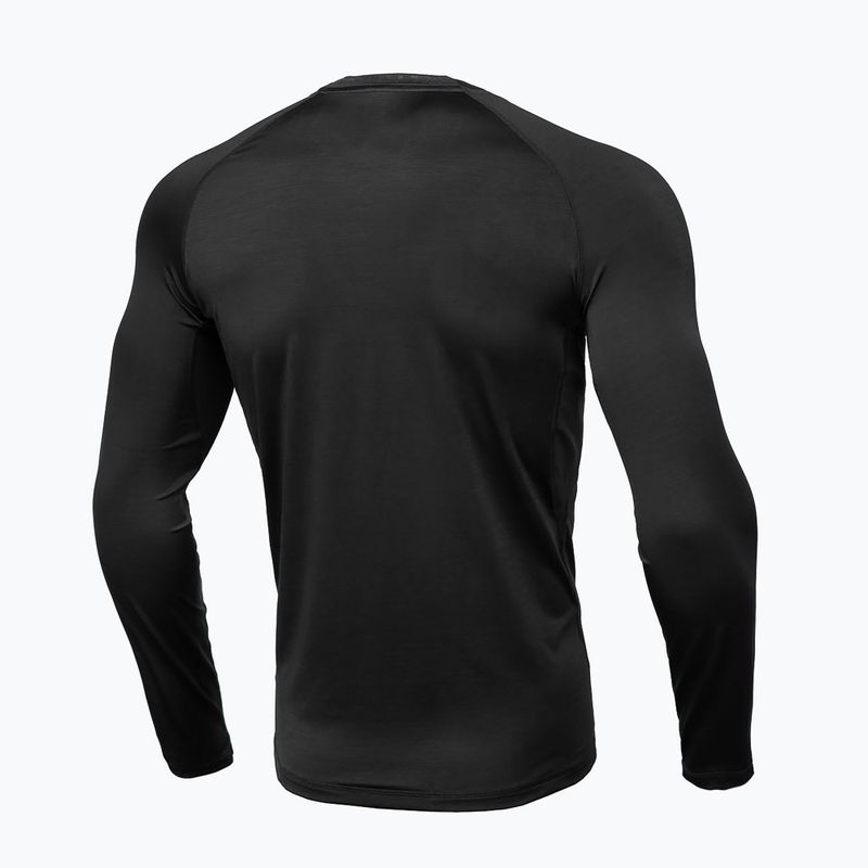 Férfi hosszú ujjú Rashguard Pitbull West Coast Performance Small Logo black 7