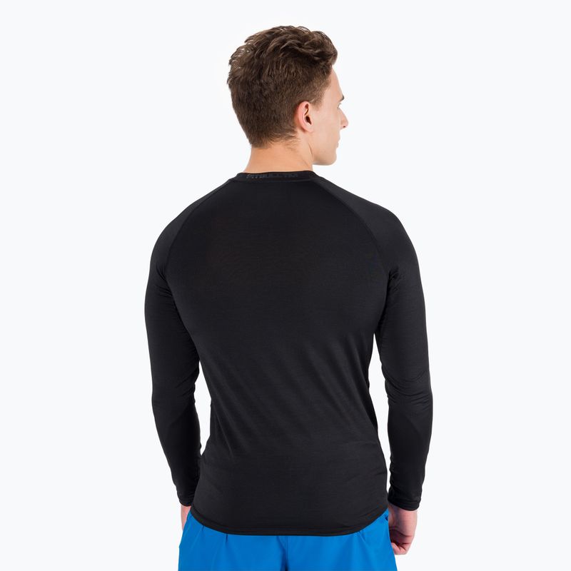 Férfi hosszú ujjú Rashguard Pitbull West Coast Performance Small Logo black 3