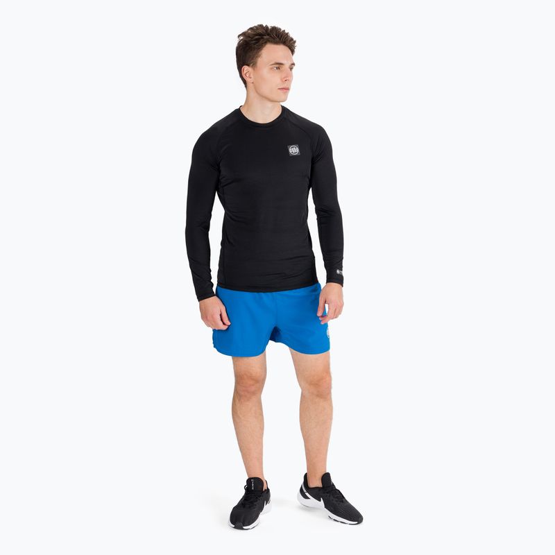 Férfi hosszú ujjú Rashguard Pitbull West Coast Performance Small Logo black 5
