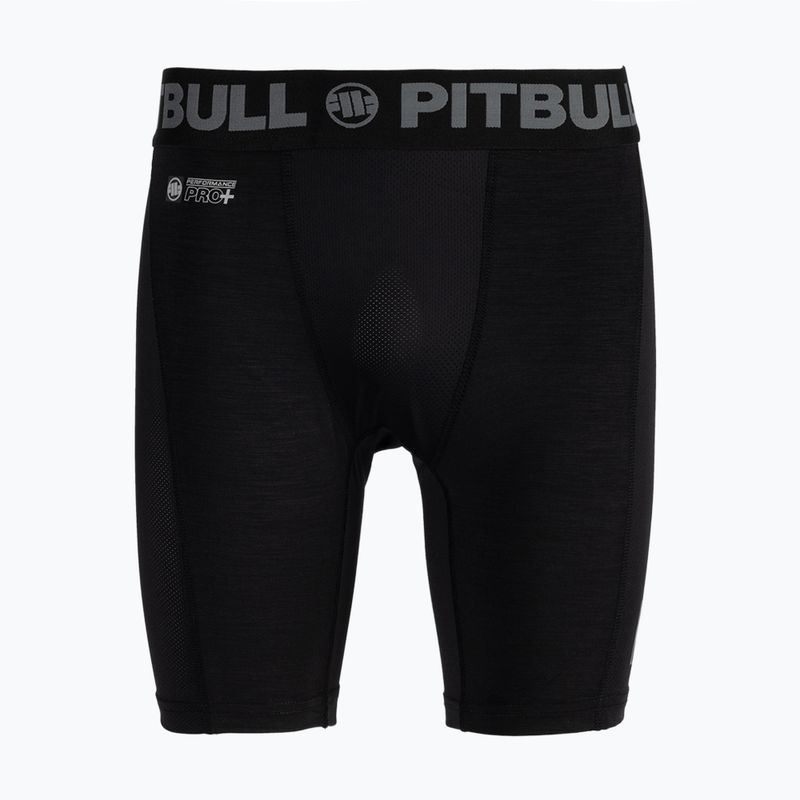 Férfi kompressziós rövidnadrág Pitbull West Coast Performance Compression black