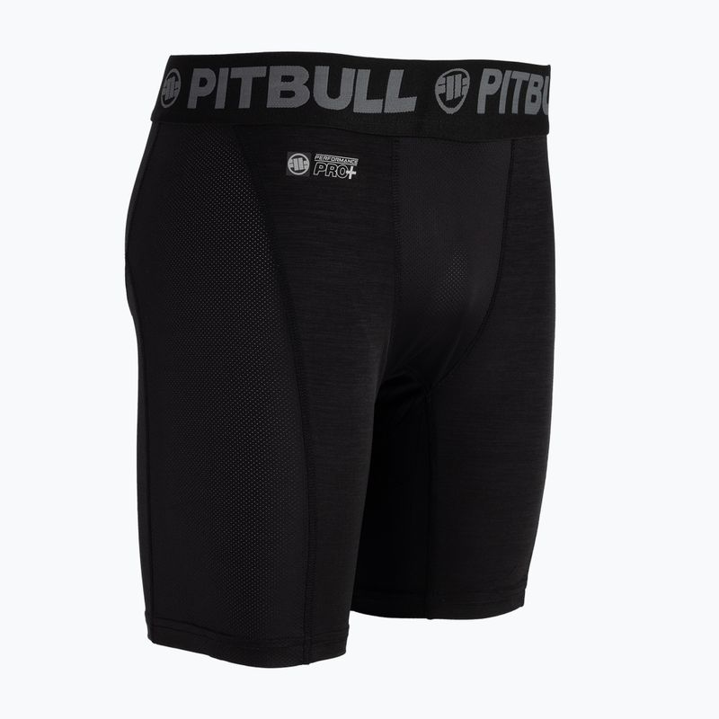 Férfi kompressziós rövidnadrág Pitbull West Coast Performance Compression black 3
